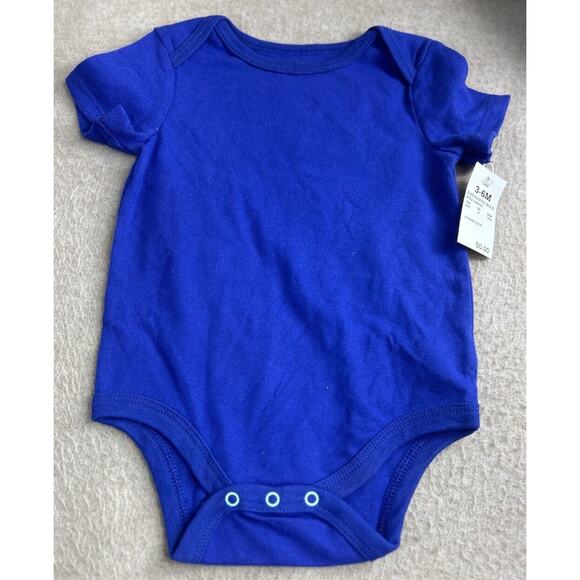 Cat & Jack Girls 3 Piece Bodysuit Set Size NB Newborn Easygoing Blue New - Picture 4 of 6
